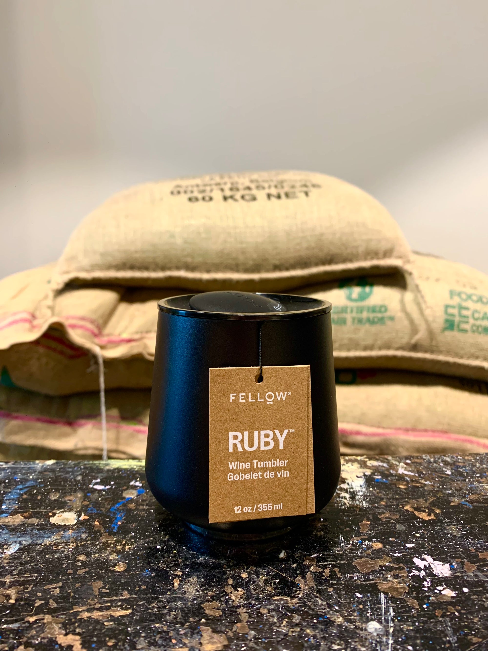 Fellow Ruby Becher Schwarz 350ml/12oz